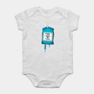 Gin is Life IV Drip bag Sapphire Blue Baby Bodysuit